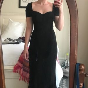 Reformation - Topaz Dress - Black - 4 - Bridesmaid